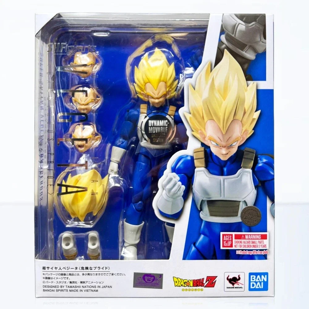 New S.H.Figuarts Super Saiyan Vegeta Dangerous Pride Action Figure Dragon Ball Z